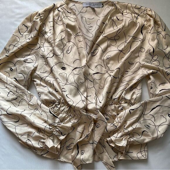 Sweet Rain Tops - SWEET RAIN blouse size L